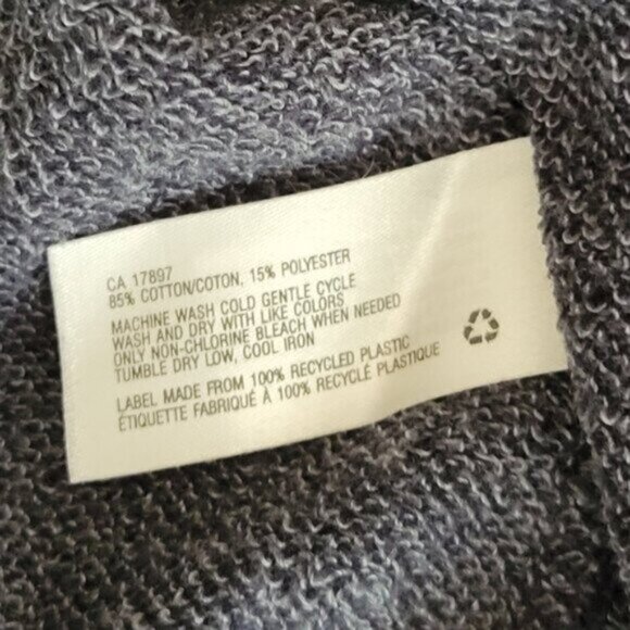 GAP Hoodie Women's Size XS Navy Blue Hooded Sweatshirt Pullover - Picture 6 of 6